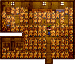 Optimal Barn layout provides 90 spaces