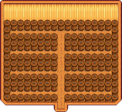 Optimal Big Shed layout provides 137 spaces