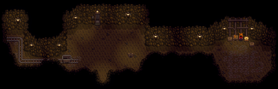 The entrance to the Mines