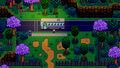 The bus being driven by the player in Pam's absence