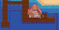 The creature's spawn area.