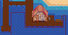 The creature's spawn area.