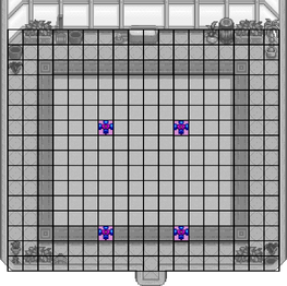 4 Iridium Sprinklers with Pressure Nozzle upgrades. Only 2 crop spaces are taken by sprinklers, leaving room for 118 plants.