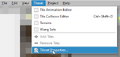 Click Tileset > Tileset Properties from the top menu to show the properties pane.